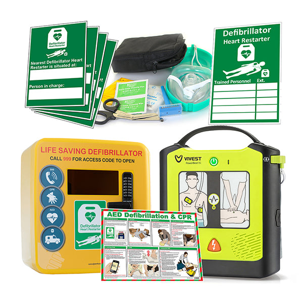 Vivest Power Beat Semi-Auto Defib Outdoor Cabinet Package