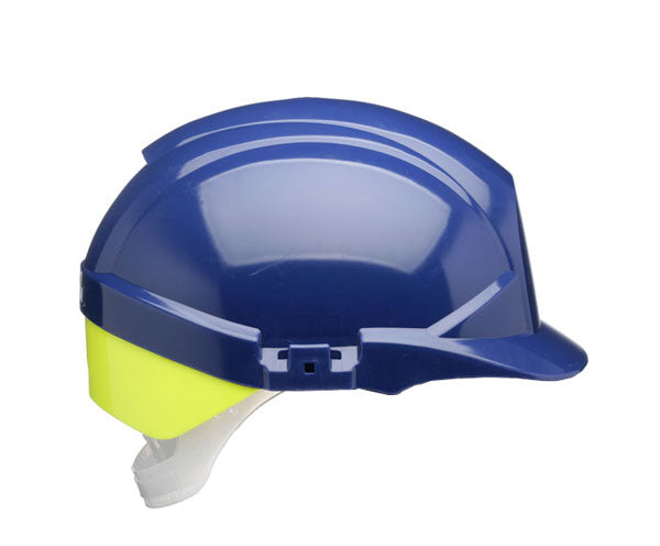 Centurion Reflex Safety Helmet Blue C/W Yellow Rear Flash