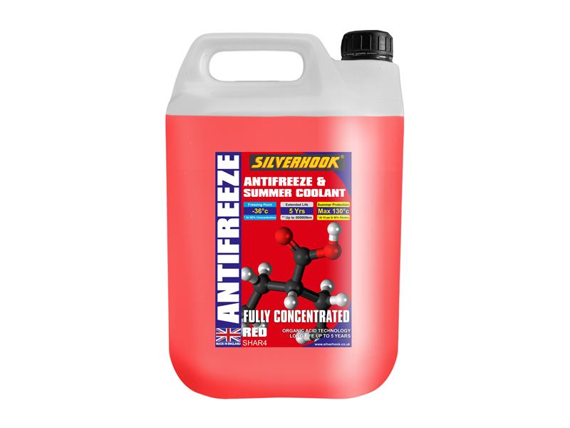 Fully Concentrated Antifreeze O.A.T. Red
