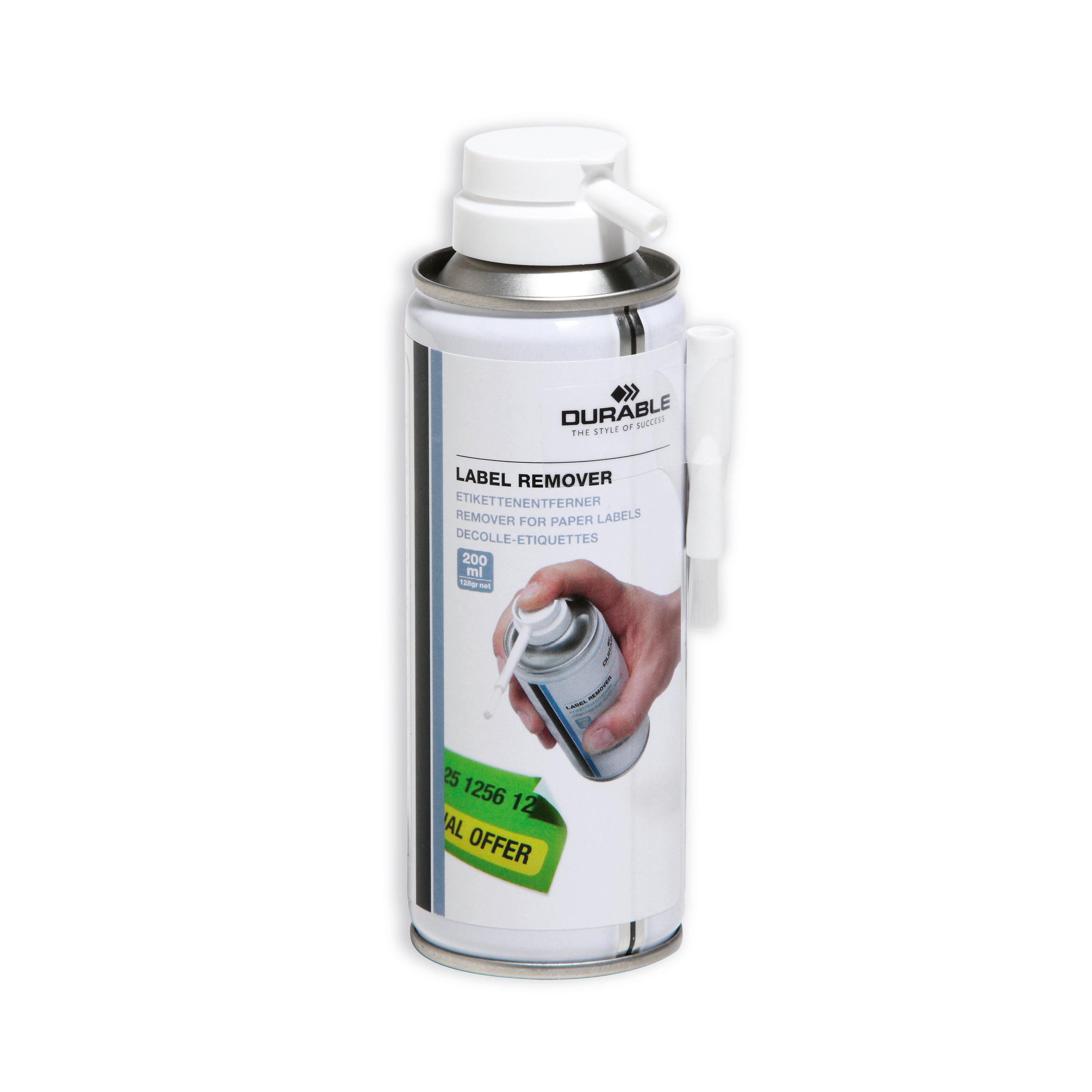 Durable Label Remover Contains Alcohol 200ml Can 586700