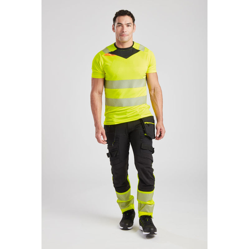 Back of the Portwest hi-vis trousers.