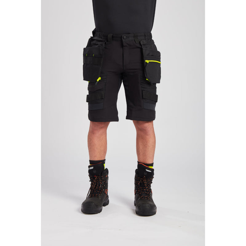 Angled front view of the Portwest DX4 Holster Shorts