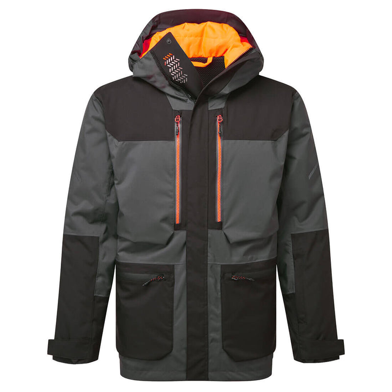 Portwest Winter Parka in modern metal grey.