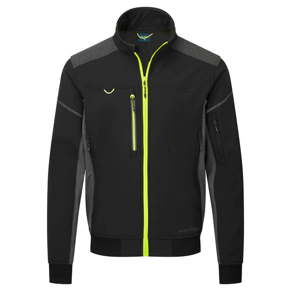 Portwest Softshell Bomber Jacket 3L EV464 in black.