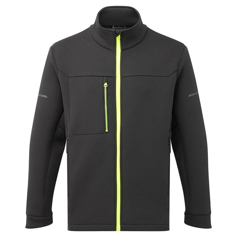 Portwest Technical Fleece Jacket in black.
