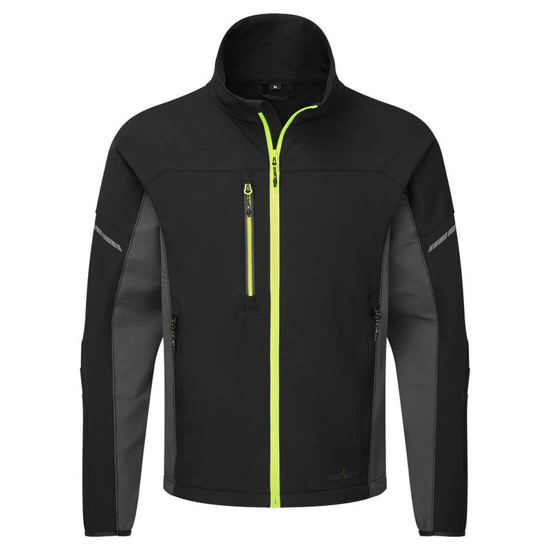 Portwest Stretch Work Jacket in durable black.