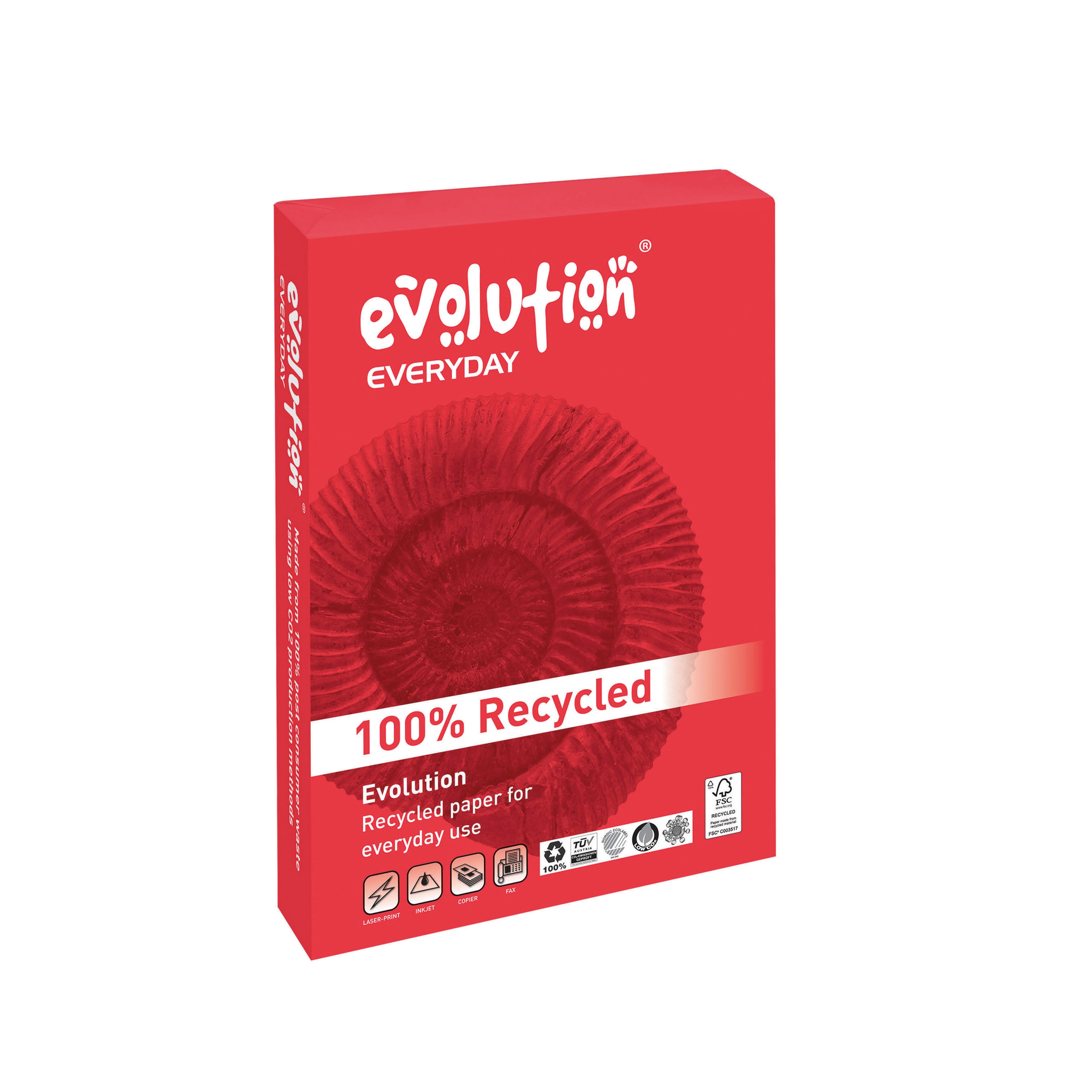 Evolution Everyday A3 Recycled Paper 80gsm White Ream (Pack of 500) EVE4280