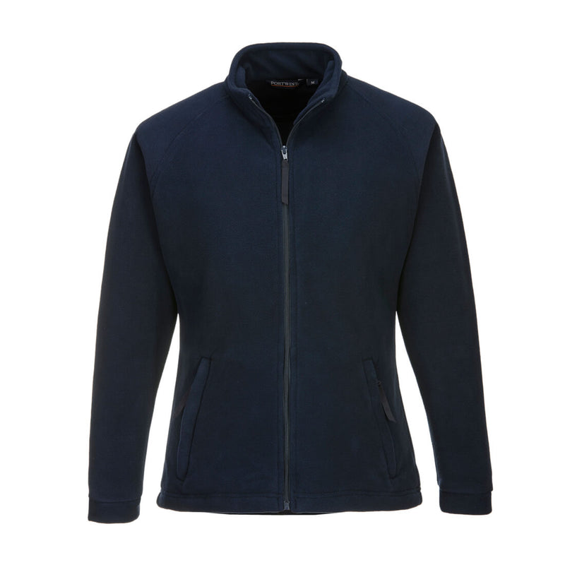 Portwest Women's Aran Fleece in timeless navy.
