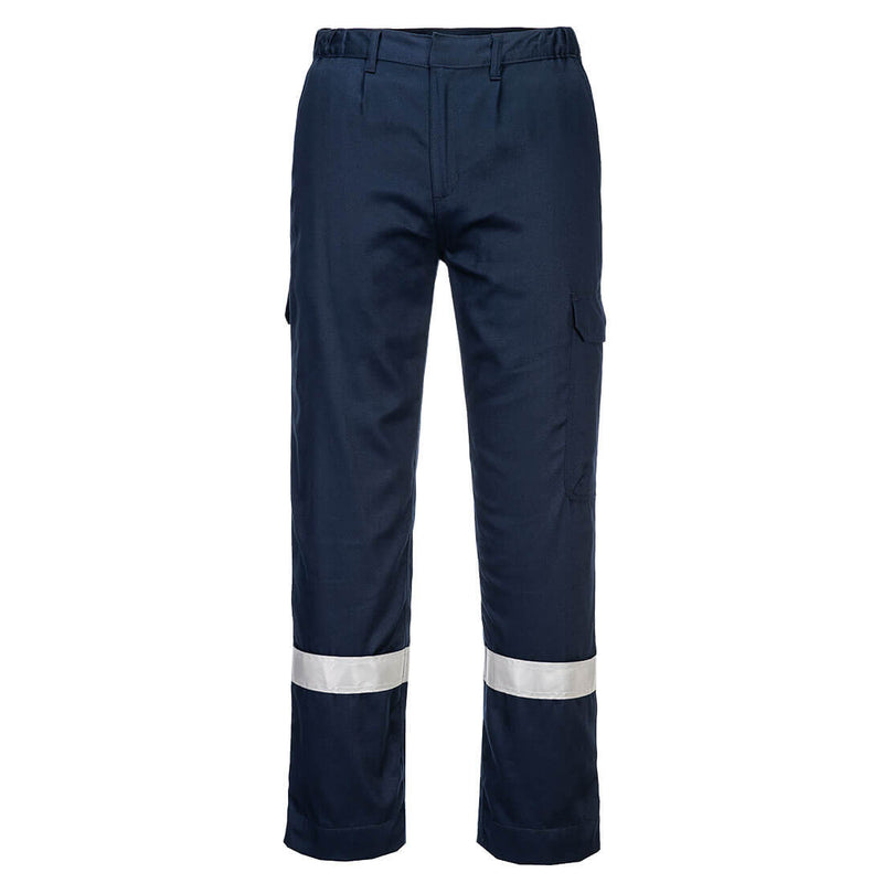Portwest FR Lightweight Anti-Static Trousers in navy color