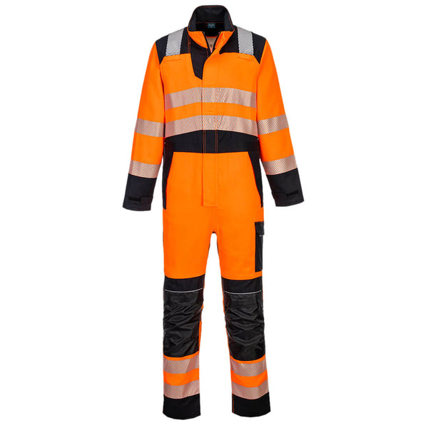 Portwest brown-orange flame-resistant jacket