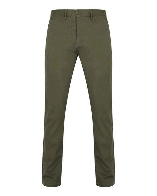 Front Row Mens Stretch Chinos