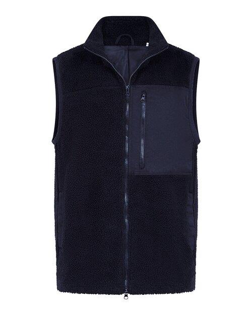 Front Row Recycled Sherpa Gilet