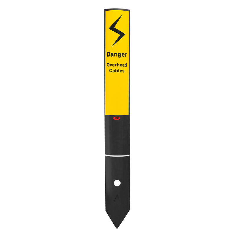 JSP Wychwood Flexible Verge Post - Danger Overhead Cables