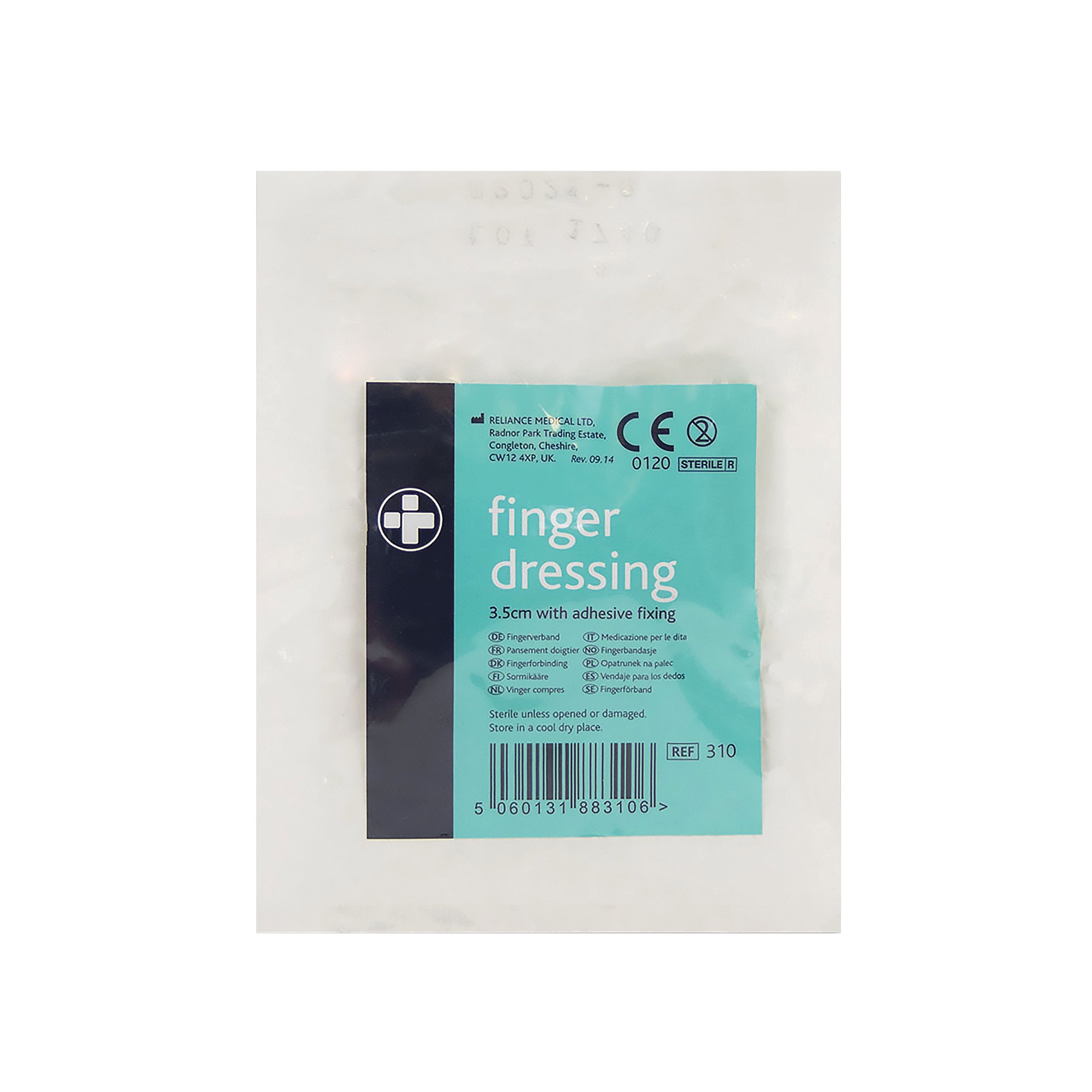 Reliance Medical Finger Dressing Adhesive Fixing 35mm (Pack of 10) 310