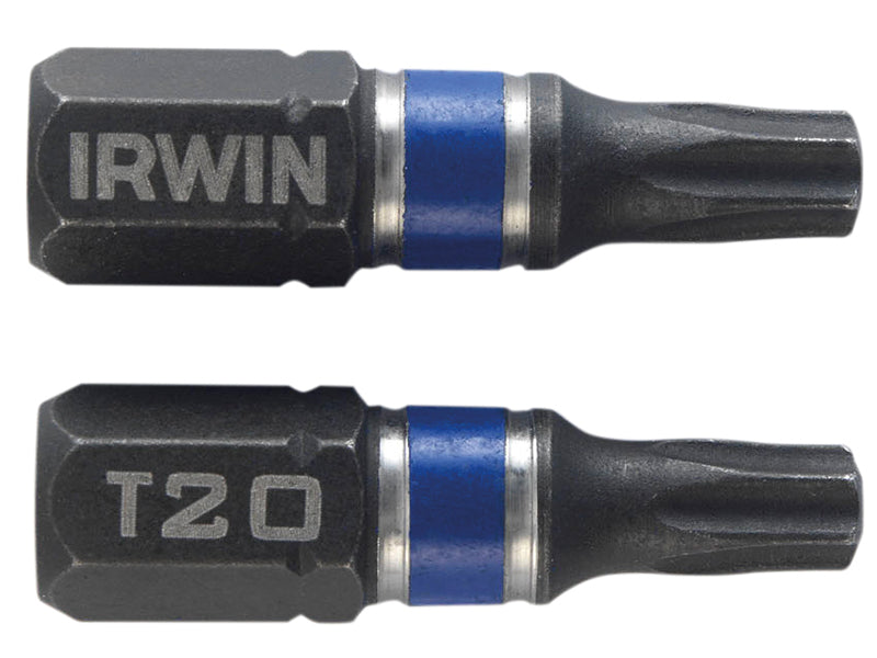 IRWIN® Impact Screwdriver Bits TORX TX20 25mm (Pack 20)