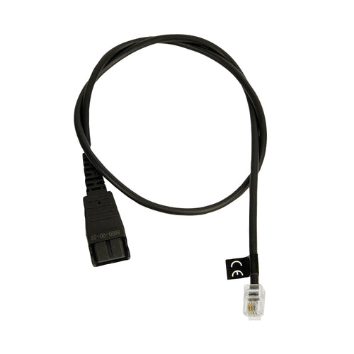 Jabra Quick Disconnect (qd) To Modular Rj Extension Cord For Cisco Ip Phones 8800-00-37