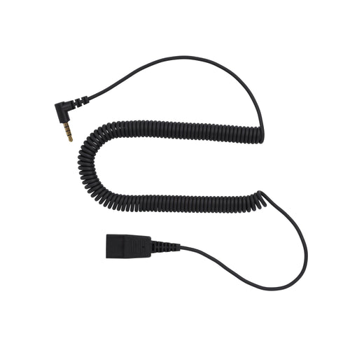 Jabra Quick Disconnect (qd) To 2.5mm Jack Coiled Cord 2m 8800-01-46