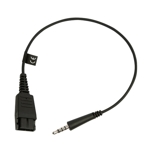 Jabra Quick Disconnect (qd) To Straight 3.5mm Jack Cord 8800-00-99