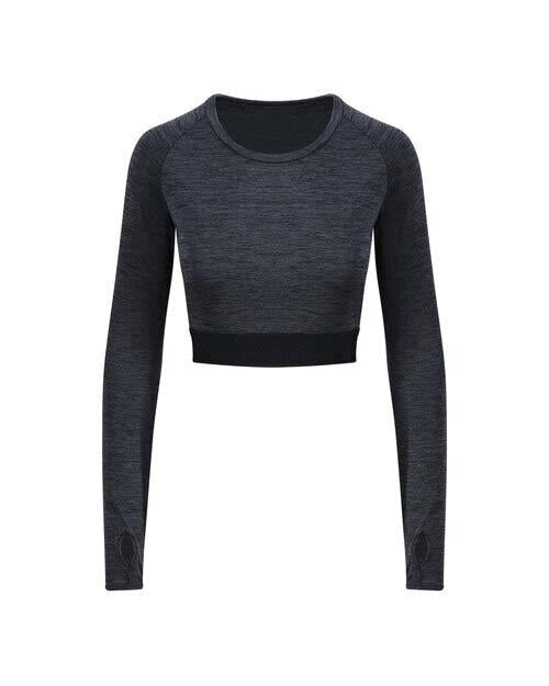 Just Cool by AWDis Ladies Long Sleeve Crop T
