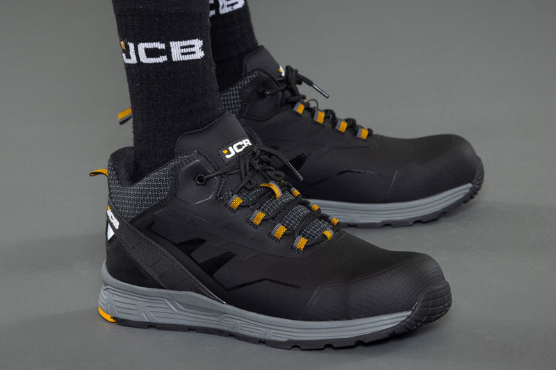 JCB Workwear Spark 2 Composite Mid Cut Black