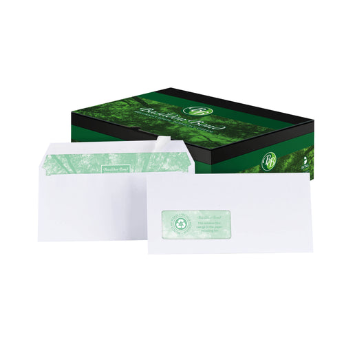 Basildon Bond Dl Wallet Envelope Window White – (Pack of 500)