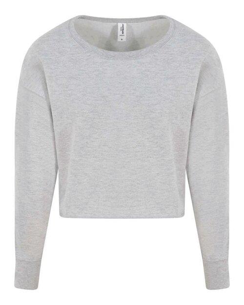 Just Hoods by AWDis Ladies Cropped Sweat
