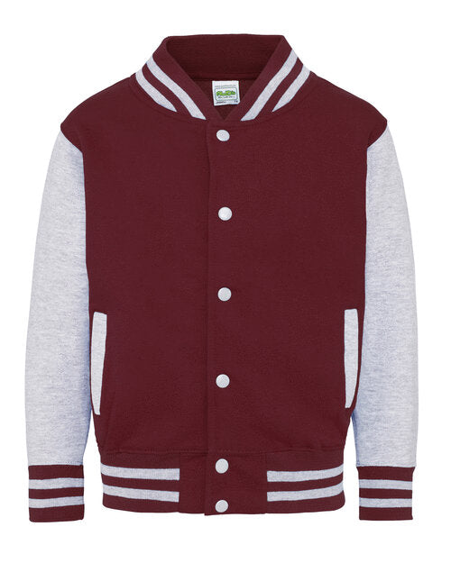 Just Hoods by AWDis Kids Varsity Jacket - JH043B