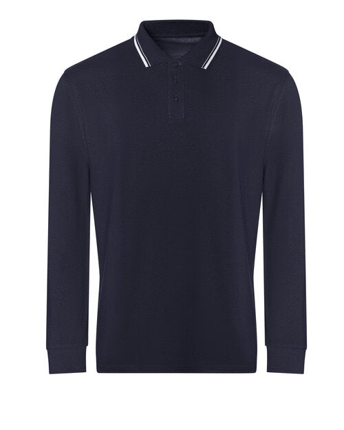 Just Polos Long Sleeve Tipped 100 Polo - JP103M