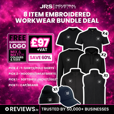 8 Item Embroidered/Printed Workwear Bundle Deal