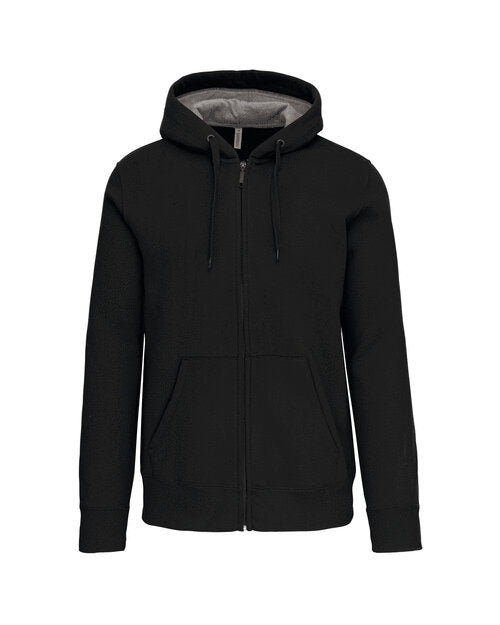 Kariban Heavy Full Zip Hooded Sweatshirt - KB444M