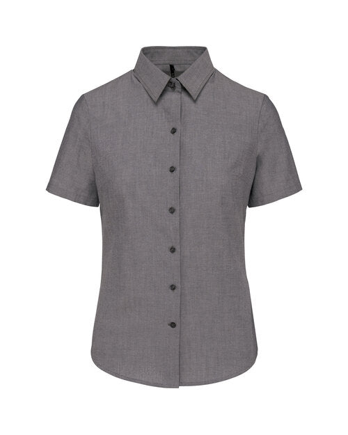 Kariban Ladies Short Sleeve Oxford Shirt - KB536M