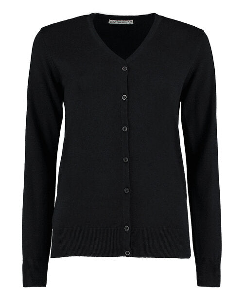 Kustom Kit KK354 Ladies Classic Fit Arundel V-Neck Long Sleeve Cardigan