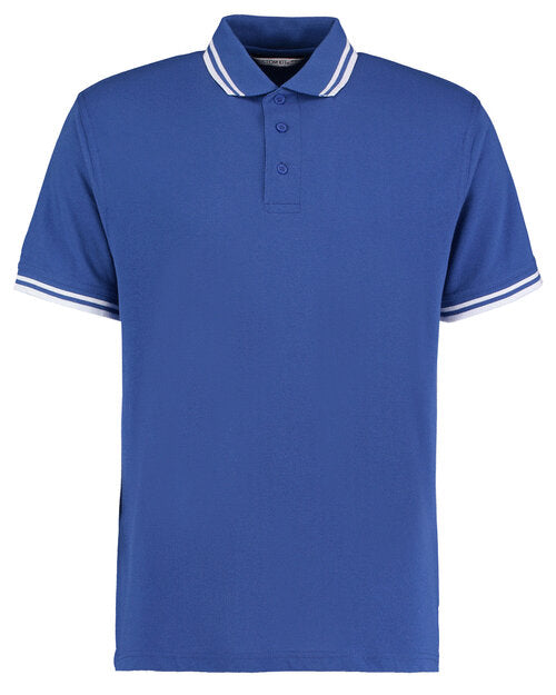 Kustom Kit KK409 Classic Fit Tipped Collar Two Tone Polo