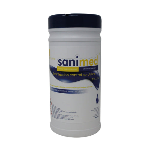 Sanimed Alcohol Wipes Multi-surface  (Pack of 6)