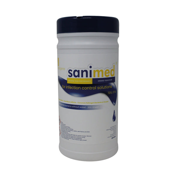 Sanimed Alcohol Wipes Multi-surface  (Pack of 6)