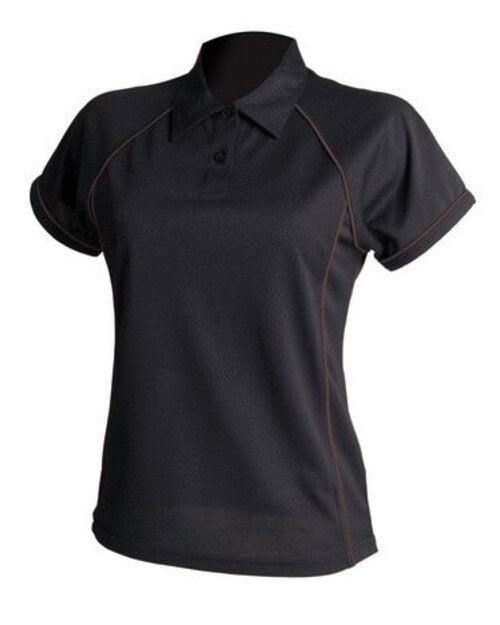 Finden & Hales Ladies Piped Performance Polo - LV371M