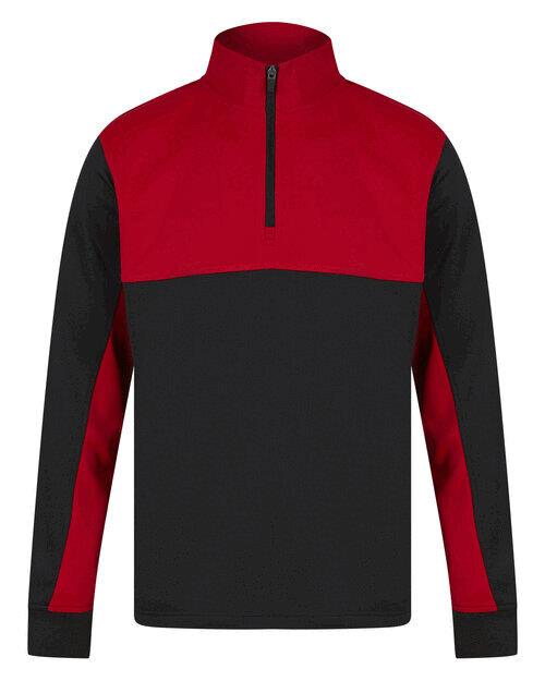 Finden & Hales Adults 1/4 Zip Tracksuit Top - LV874M