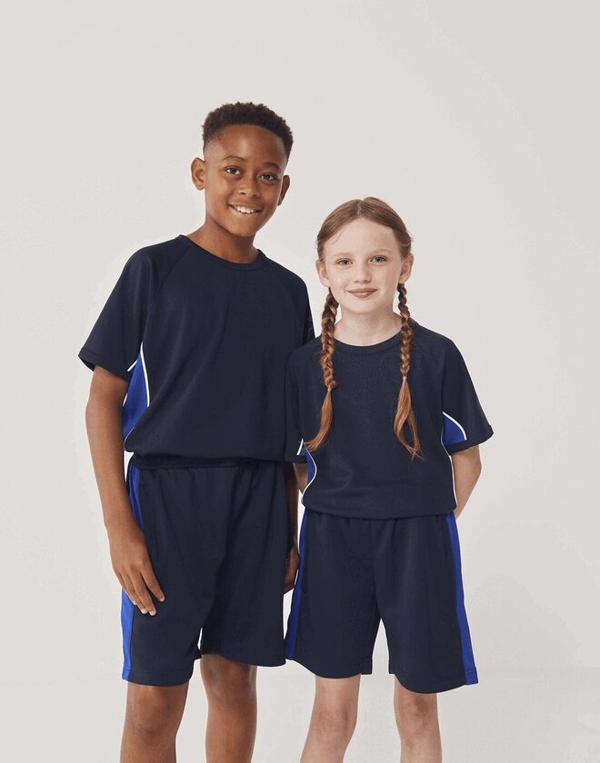 Finden & Hales Kids Knitted Shorts Zip Pocket - LV887B