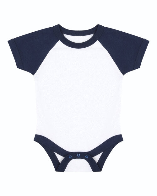 Larkwood Short Sleeve Baseball Bodysuit - LW502TB