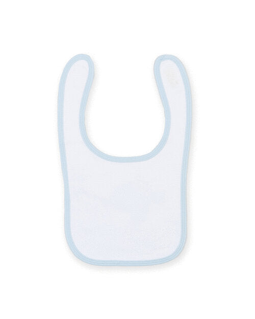 Larkwood Plain And Contrast Bib - LW82TB