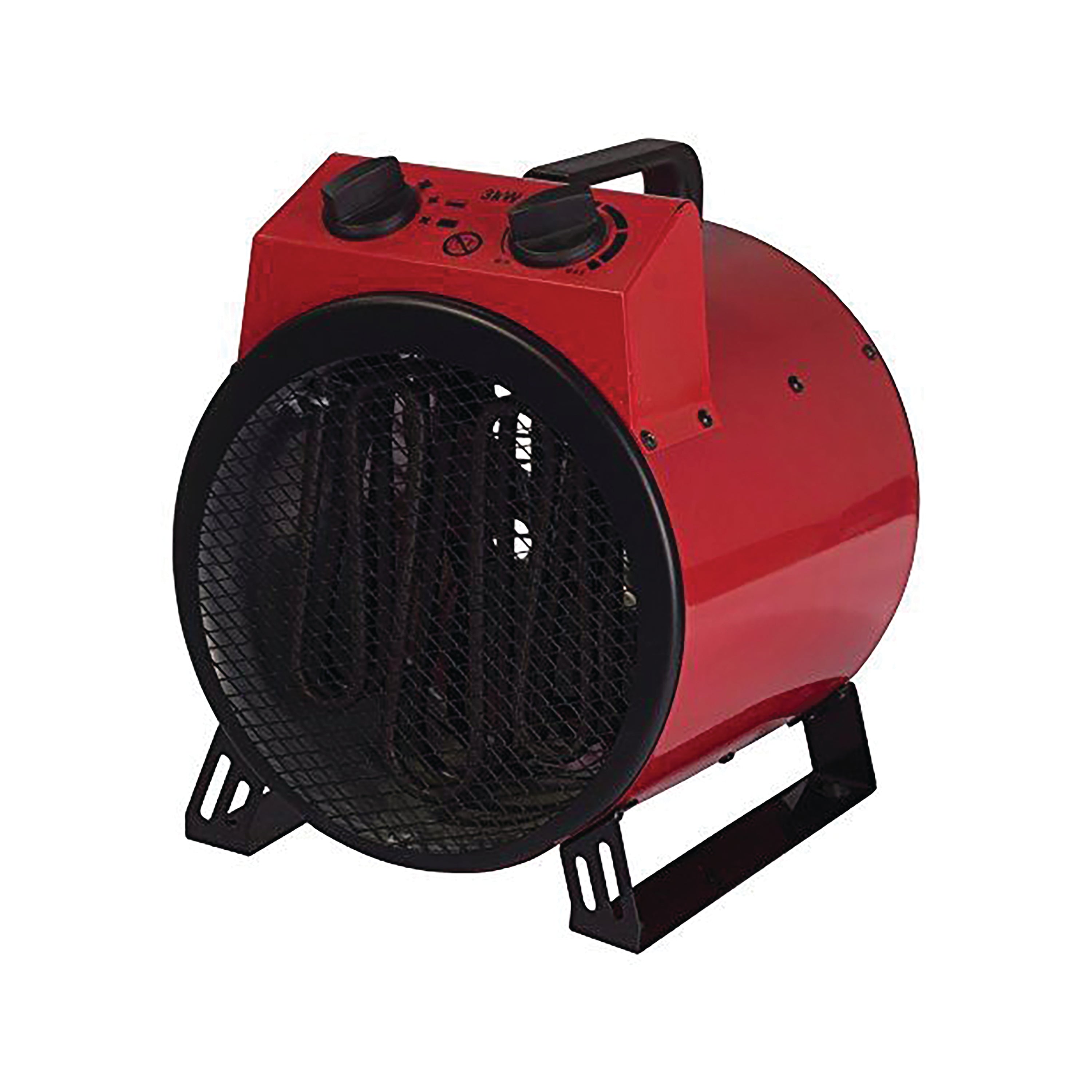 Igenix 3000W Industrial Drum Fan Heater 2 Heat Settings Red IG9301