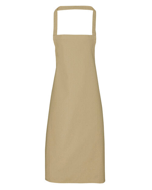 Premier Workwear 100% Organic Cotton Bib Apron - PR102M
