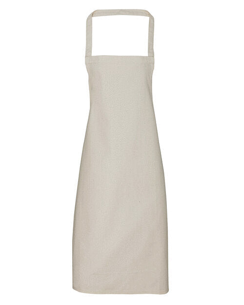 Premier Workwear 100% Organic Cotton Bib Apron - PR102M