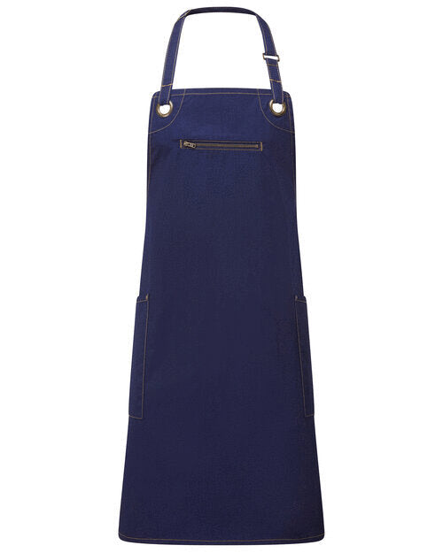 Premier Workwear Barley Contrast Stitch Bib Apron - PR121M