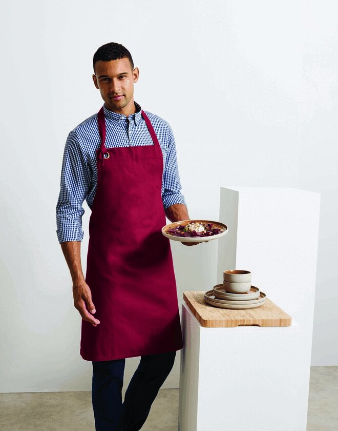 Premier Workwear Calibre Heavy Cotton Canvas Bib Apron - PR130M