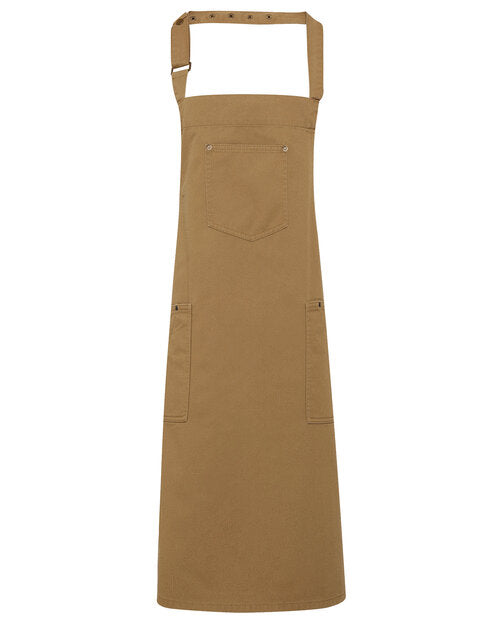 Premier Workwear Chino Bib Apron - PR132M
