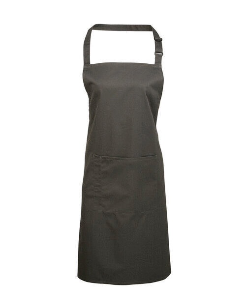 Premier Workwear Colours Collection Bib Apron With Pocket - PR154M