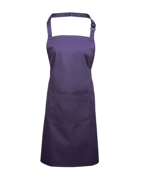 Premier Workwear Colours Collection Bib Apron With Pocket - PR154M