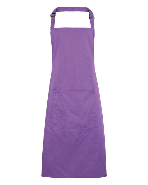 Premier Workwear Colours Collection Bib Apron With Pocket - PR154M