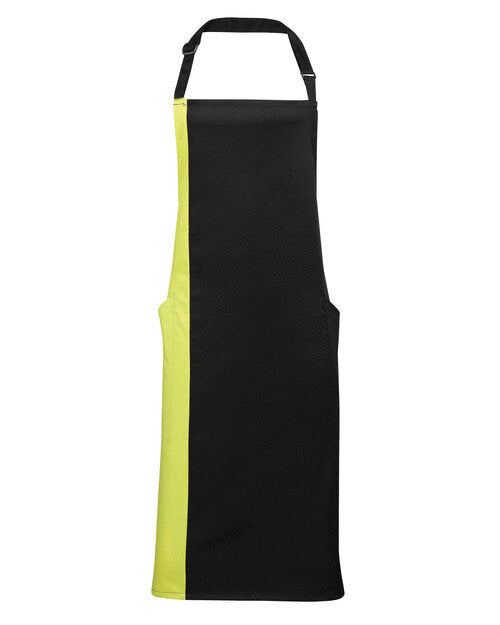 Premier Workwear Colours Collection Contrast Bib Apron - PR162M
